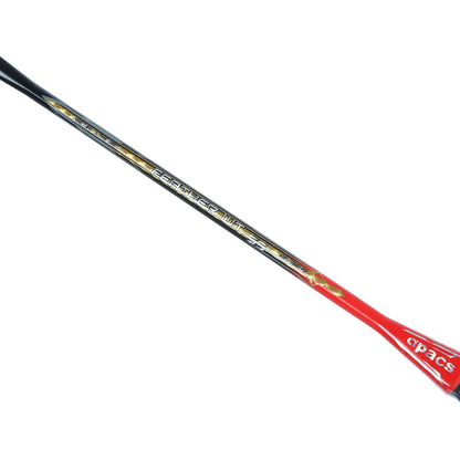 BADMINTONSCHLÄGER APACS FEATHER WT 55 8U SCHWARZ/ROT (OHNE BESAITUNG)