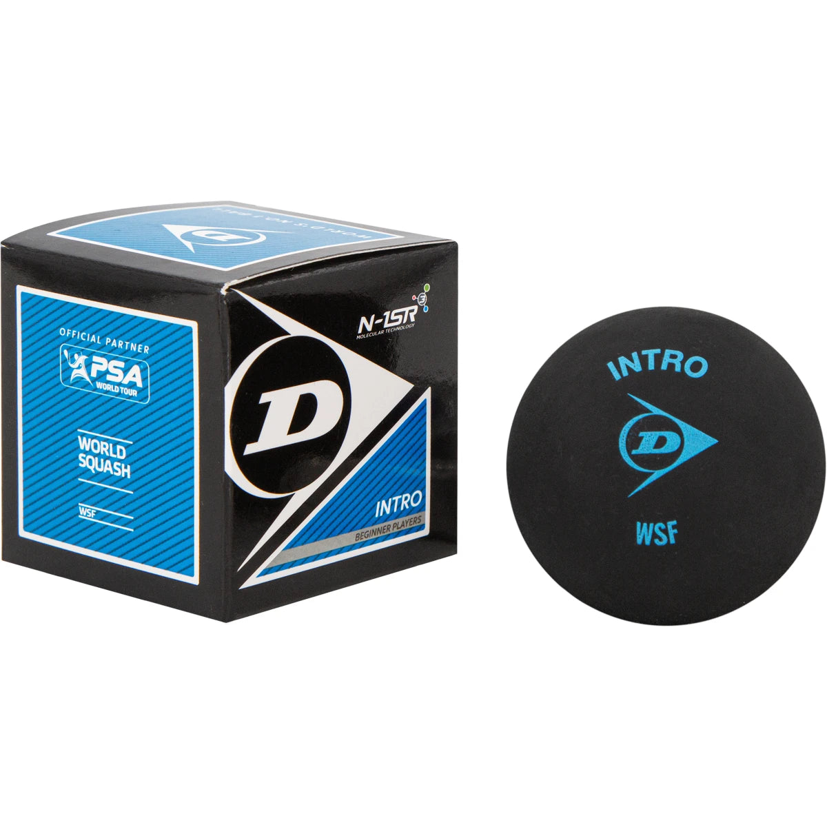 BALLE SQUASH DUNLOP INTRO BLEU  (X1)