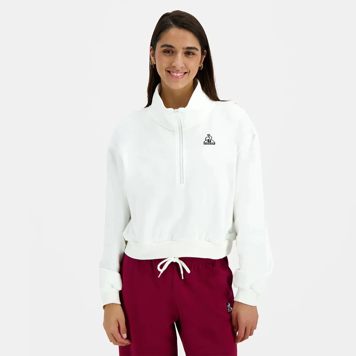 SWEAT LE COQ SPORTIF DAMEN HERITAGE 1/2 REISSVERSCHLUSS