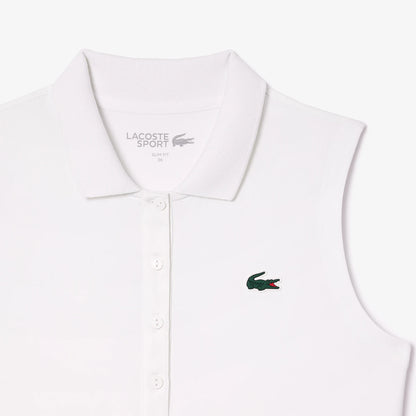 POLO LACOSTE FEMME CORE PERFORMANCE SANS MANCHES