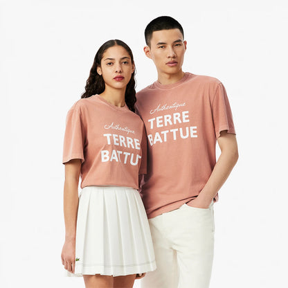 T-SHIRT LACOSTE ROLAND GARROS CLAY