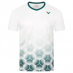 T-shirt De Sport Homme VICTOR - Manches Courtes - Bleu/Violet - Pour Badminton, Tennis, Running - NEUF