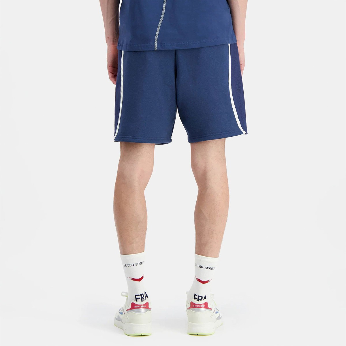 SHORT LE COQ SPORTIF FRANCE OLYMPIQUE VILLAGE Soldes textile